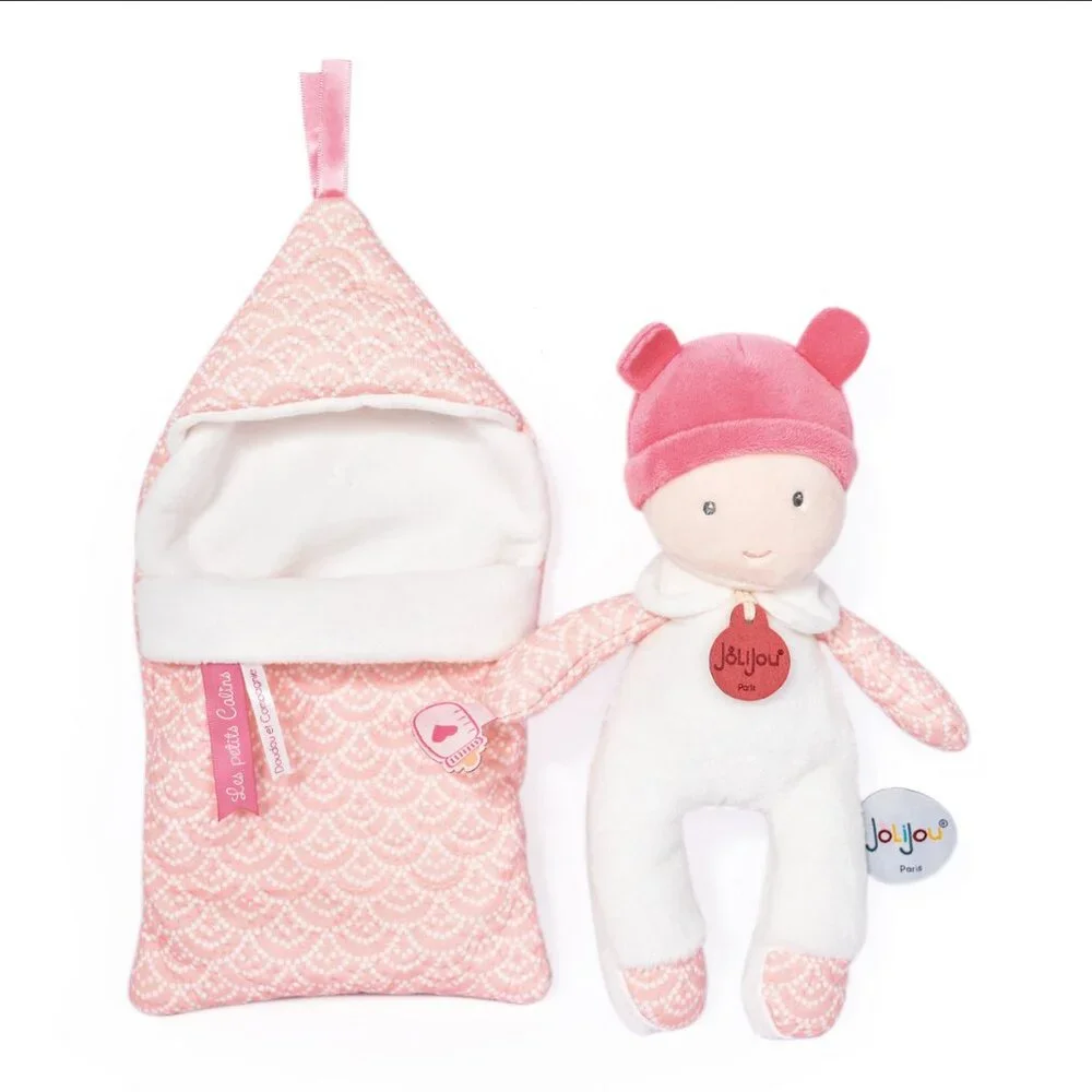Jolijou DouDou Et Compagnie Paris Baby Doll with Comforter